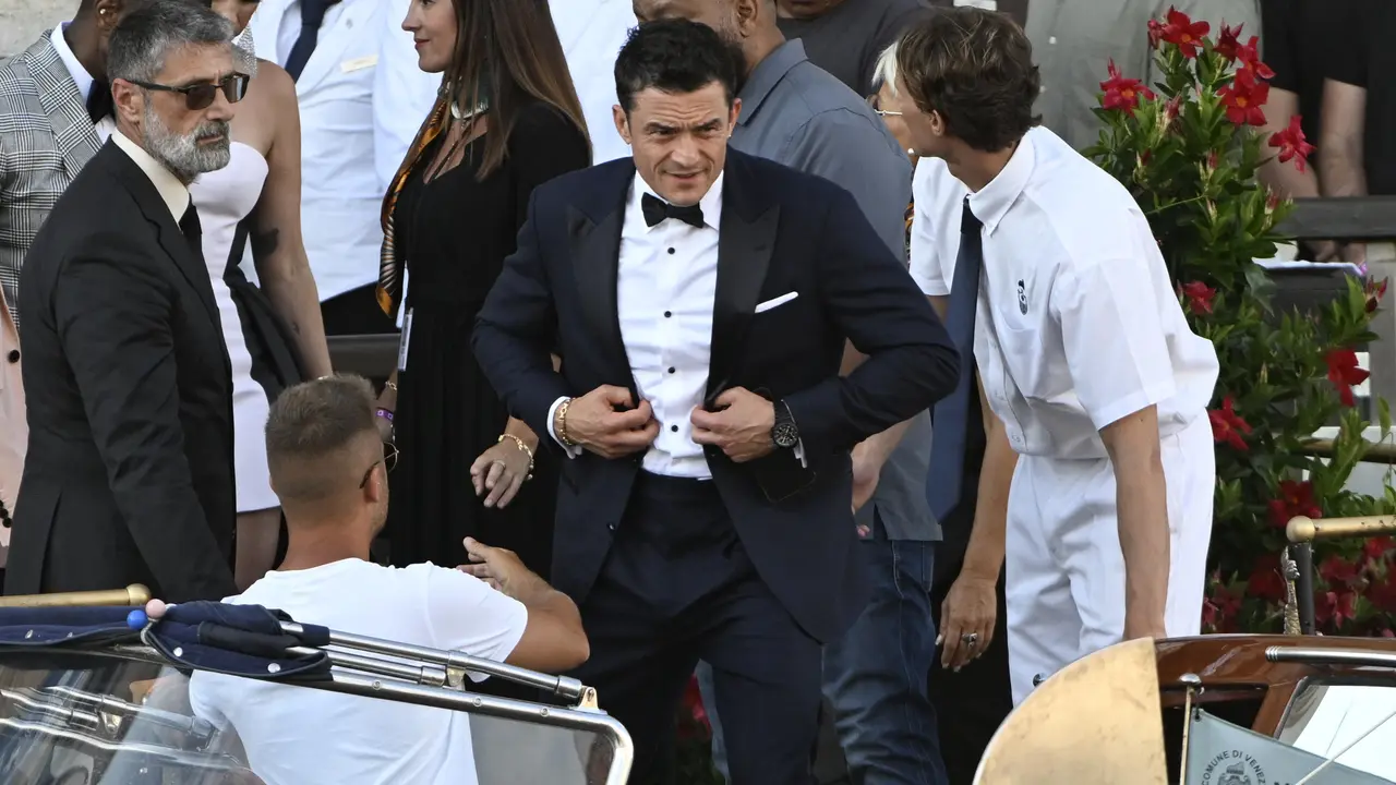 Orlando Bloom Hadiri Pernikahan Jeff Bezos dan Lauren Sánchez. (Dok: ANDREA PATTARO / AFP)