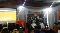 Ahok melaunching website TemanAhok (Liputan6.com/ Nanda Perdana Putra)