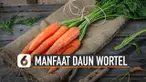 Daun pada wortel juga dapat dikonsumsi dan kaya manfaat.