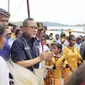 Menteri Perdagangan Zulkifli Hasan menghadiri Festival Budaya Berau di Fakfak, Papua Barat, hari ini, Selasa (20/12). (Istimewa)
