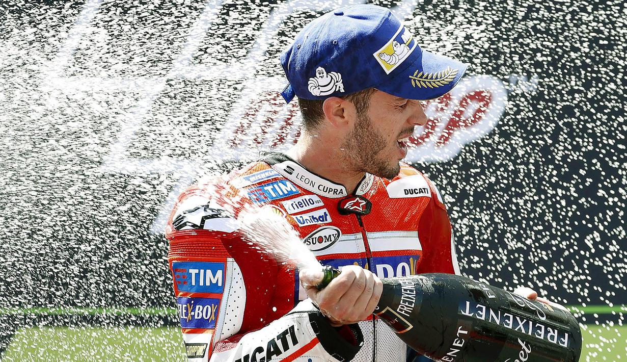 1. Andrea Dovizioso (Ducati Team) - 115 Poin. (EPA/Andreu Dalmau)