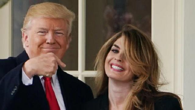 Hope Hicks menjadi ajudan terdekat Trump yang tesnya positif sejauh ini (AFP)