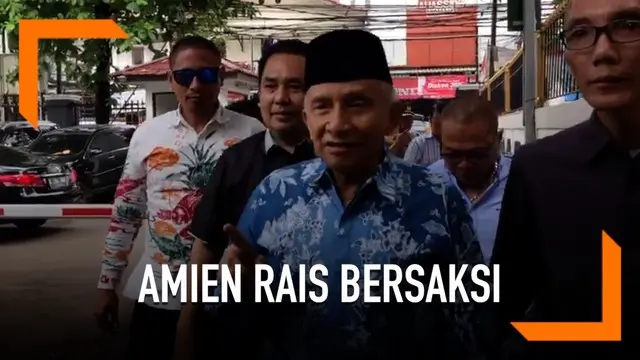 Ketua Dewan Kehormatan Partai Amanat Nasional, Amien Rais datangi sidang kasus Ratna Sarumpaet hari Kamis (4/4). Amien Rais tak berkomentar banyak saat ditanya awak media di PN Jakarta Selatan.