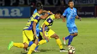 Persibas Banyumas mengalahkan PSCS Cilacap dalam derby Banyumas, Rabu (9/8/2017) di Stadion Wijayakusuma, Cilacap. (Bola.com/Robby Firly)