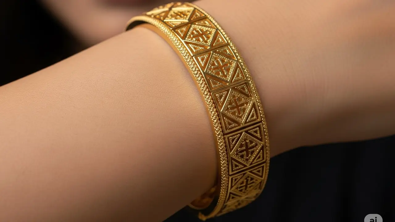 Model Gelang Emas Mewah yang Awet. Foto: Gemini