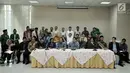 Sejumlah tokoh lintas agama menyatakan sikap atas aksi penembakan masjid di Selandia Baru di Jakarta, Rabu (20/3). Para tokoh lintas agama mengecam upaya sebagian kalangan melakukan teror untuk menyebarkan kebencian. (Liputan6.com/Iqbal Nugroho)