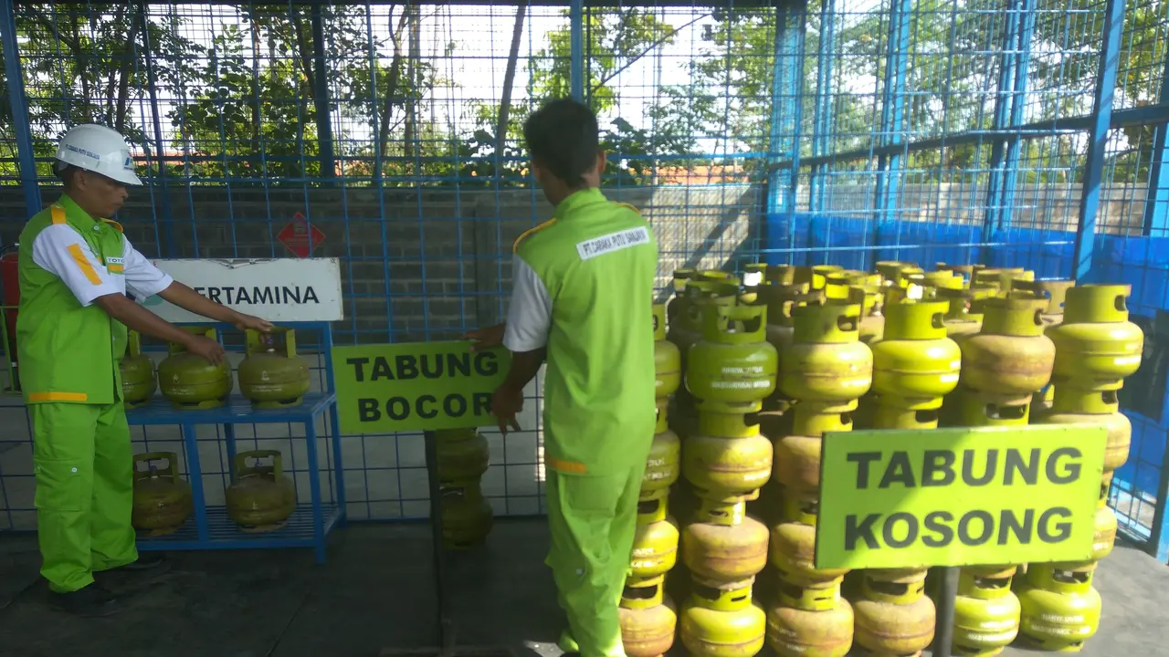 Tabung Gas Melon Kosong Bikin Pusing Warga Brebes Selama Lebaran