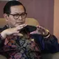 Sekteraris Kabinet Pramono Anung saat melakukan wawancara khusus dengan Liputan6.com, Jakarta, Kamis (9/6). (Liputan6.com/Faizal Fanani)