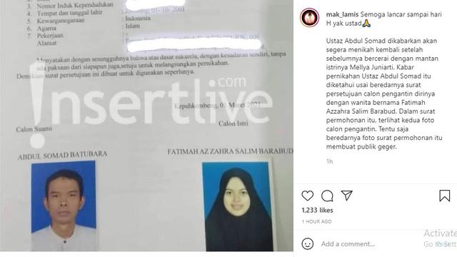Ustaz Abdul Somad alias UAS (Foto: Instagram/@mak_lamis)
