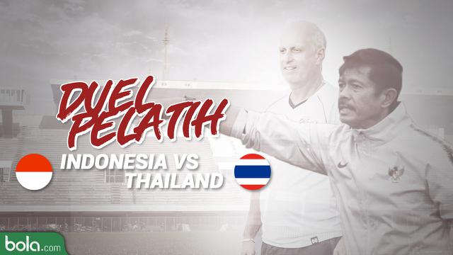 Duel Pelatih Indonesia U-22 vs Thailand U-22