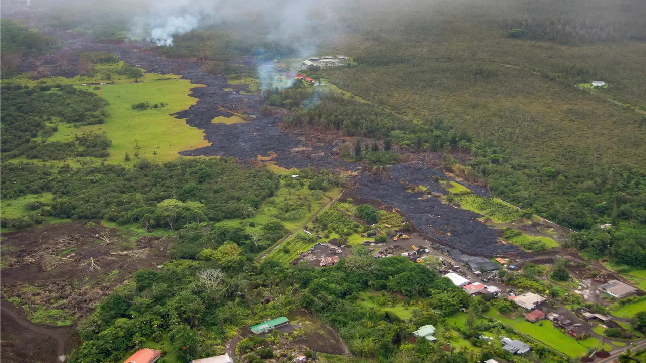 Horor Lava Gunung Kilauea Hawaii Hancurkan Rumah Warga