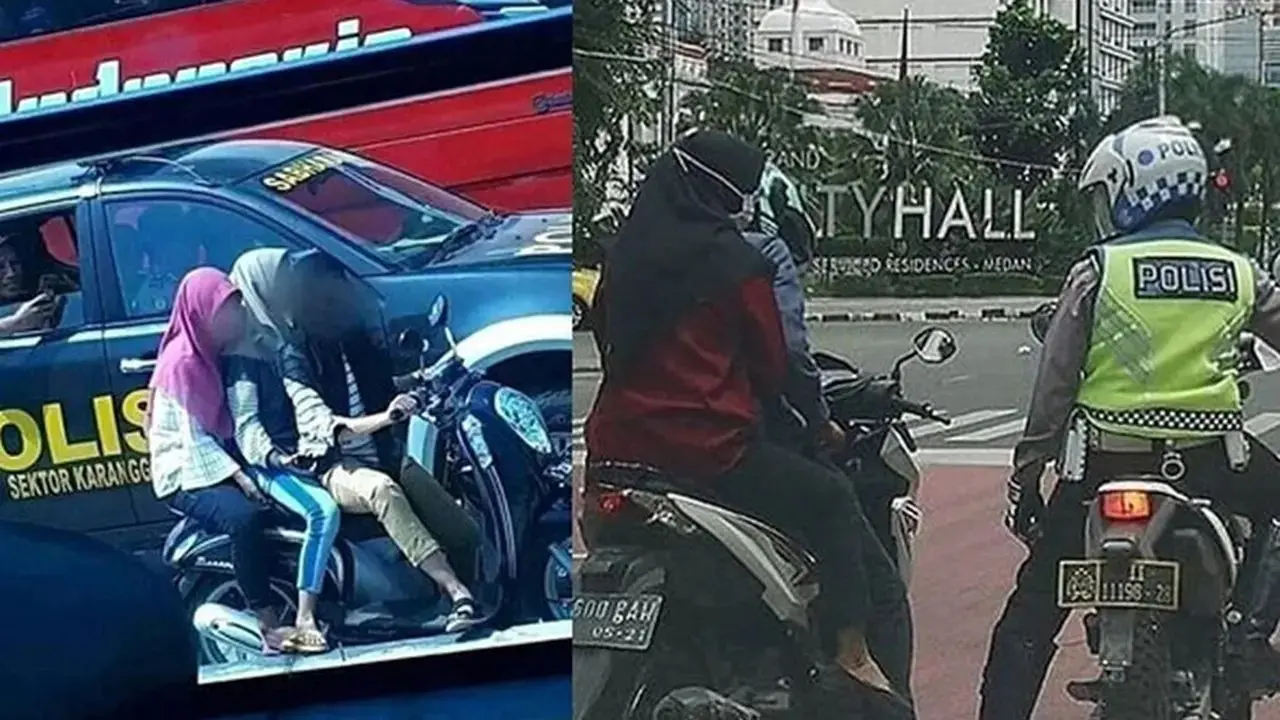 Kumpulan Potret Ketabahan Polisi Menghadapi Tingkah Laku Pemotor