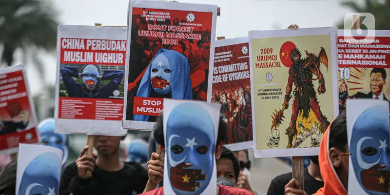 Aksi Solidaritas untuk Muslim Uighur