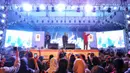 Saykoji, menjadi salah satu penampil di Meikarta Music Festival yang berlangsung di Cikarang, Bekasi, Jawa Barat. Tampil pada hari Jumat (25/8/2017), Saykoji berhasil memikat hati para penonton. (Adrian Putra/Bintang.com)