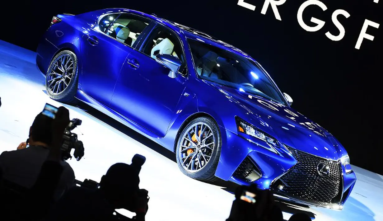 Lexus meluncurkan Model GSF di The North American International Auto Show di Detroit, Michigan, pada 13 Januari 2015. (AFP Poto/Jewel Samad)