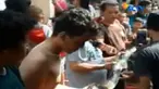 Setelah berhasil di tangkap, ular sanca batik ini langsung di serahkan ke petugas tagana yang nantinya akan di berikan ke Kebun Binatang Ragunan.