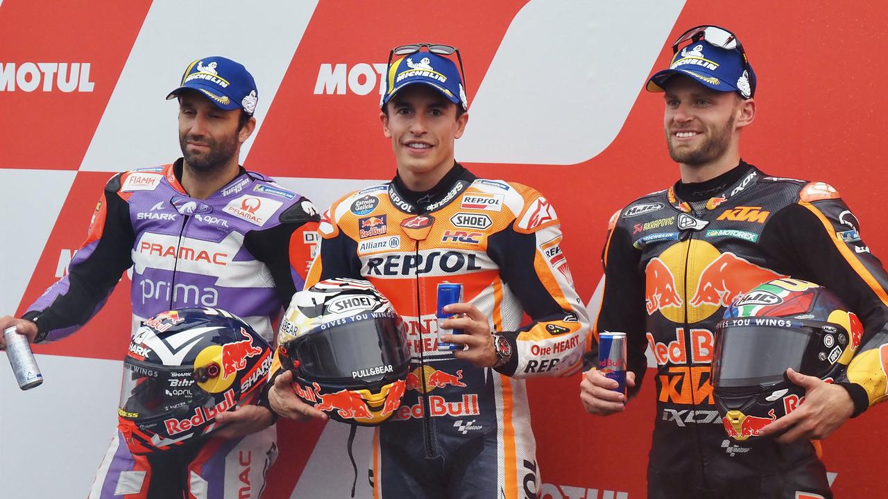 Johann Zarco, Marc Marquez, dan Brad Binder