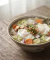 Resep Sawi Putih Telur Kuah Bening (AI Generated)
