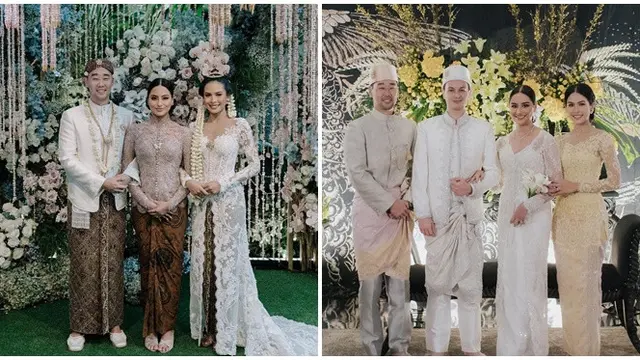6 Potret Maudy Ayunda dan Amanda Saling Dampingi di Rangkaian Pernikahan