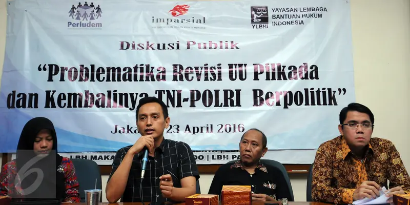 20160423-Problematika Revisi UU Pilkada Pancing Anggota Komisi II DPR Diskusi Bareng Pengamat