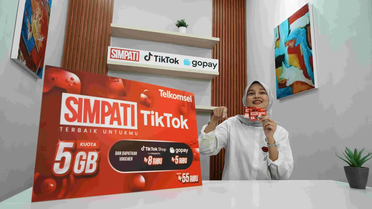 Kartu Perdana Simpati TikTok