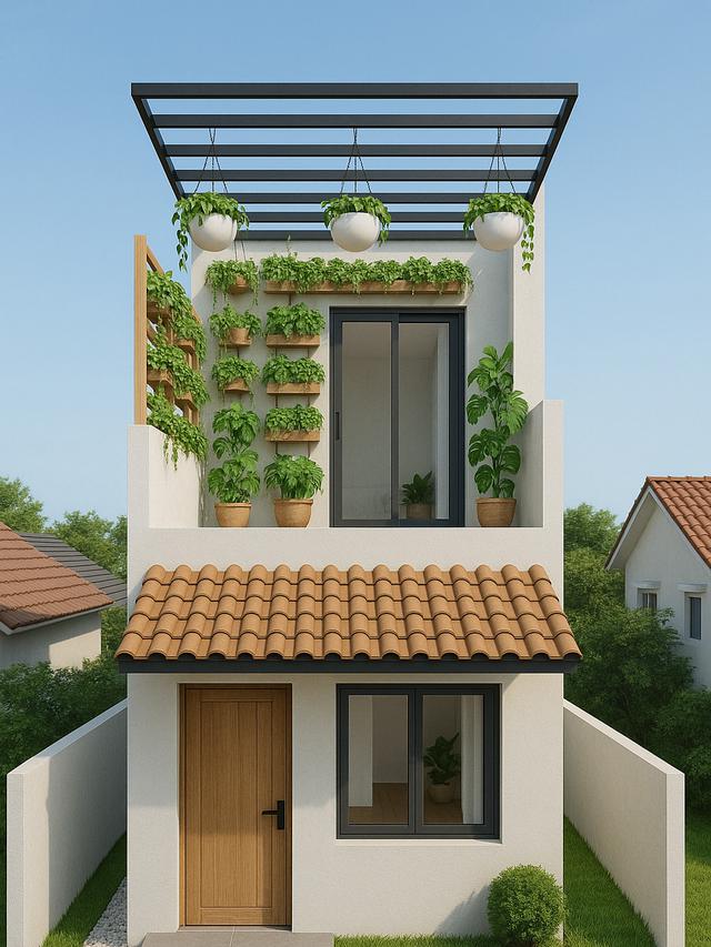 7 Model Rumah Rooftop Mini untuk Lahan 5x12, Cuma Butuh Sedikit ...
