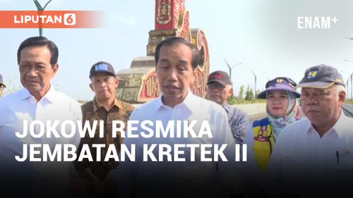 VIDEO: Jembatan Kretek II di Bantul Diresmikan Presiden Jokowi