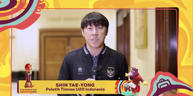 VIDEO: Shin Tae-yong Ajak Pecinta Sepak Bola Dukung Timnas Indonesia U-20 di Piala Dunia U-20 2023