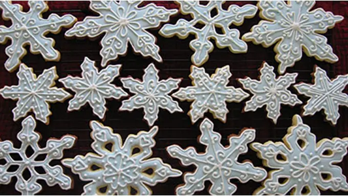 Snowflake cookies (c) wordpress