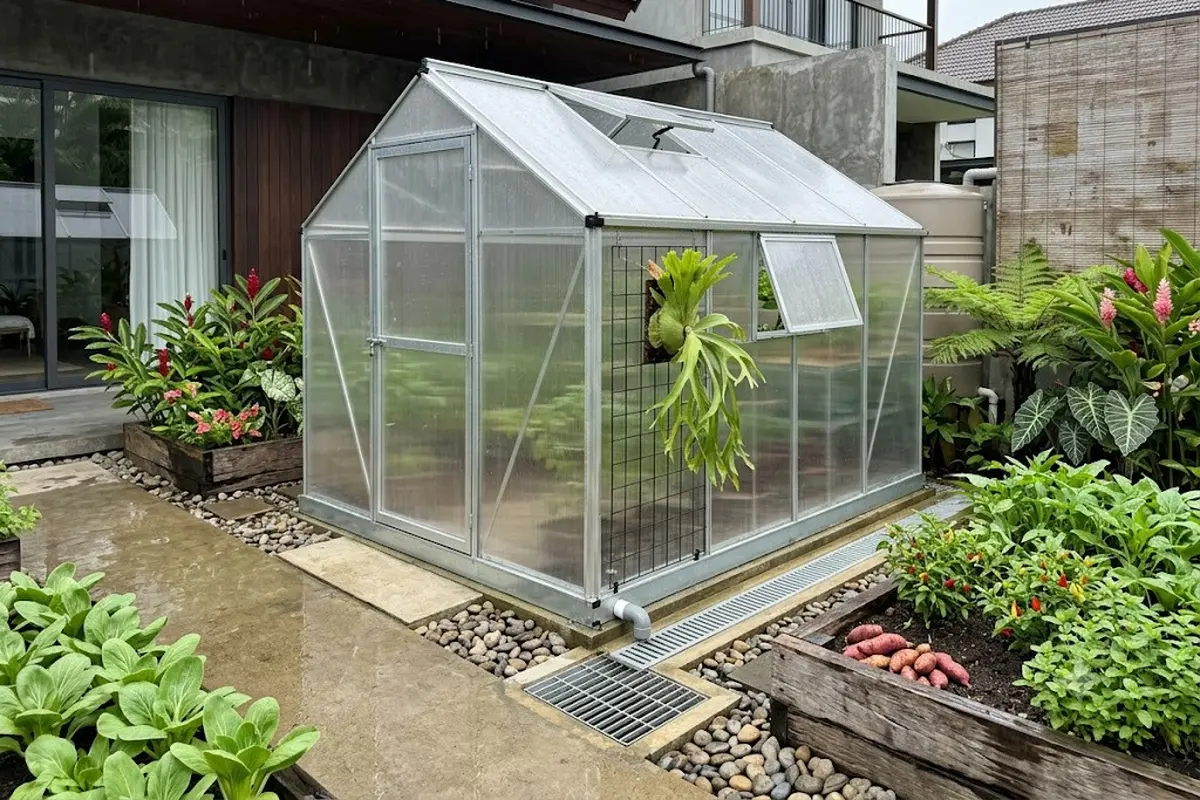 Cara Membuat Greenhouse Mini Tahan Panas dan Hujan