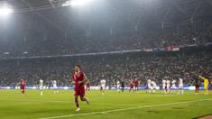 Suasana pertandingan&nbsp;Timnas Irak melawan Timnas Indonesia dalam laga pertama Grup F Kualifikasi Piala Dunia 2026 di Basra International Stadium, Irak, Kamis (16/11/2023) malam WIB. (AFP/Hissein Faleh)