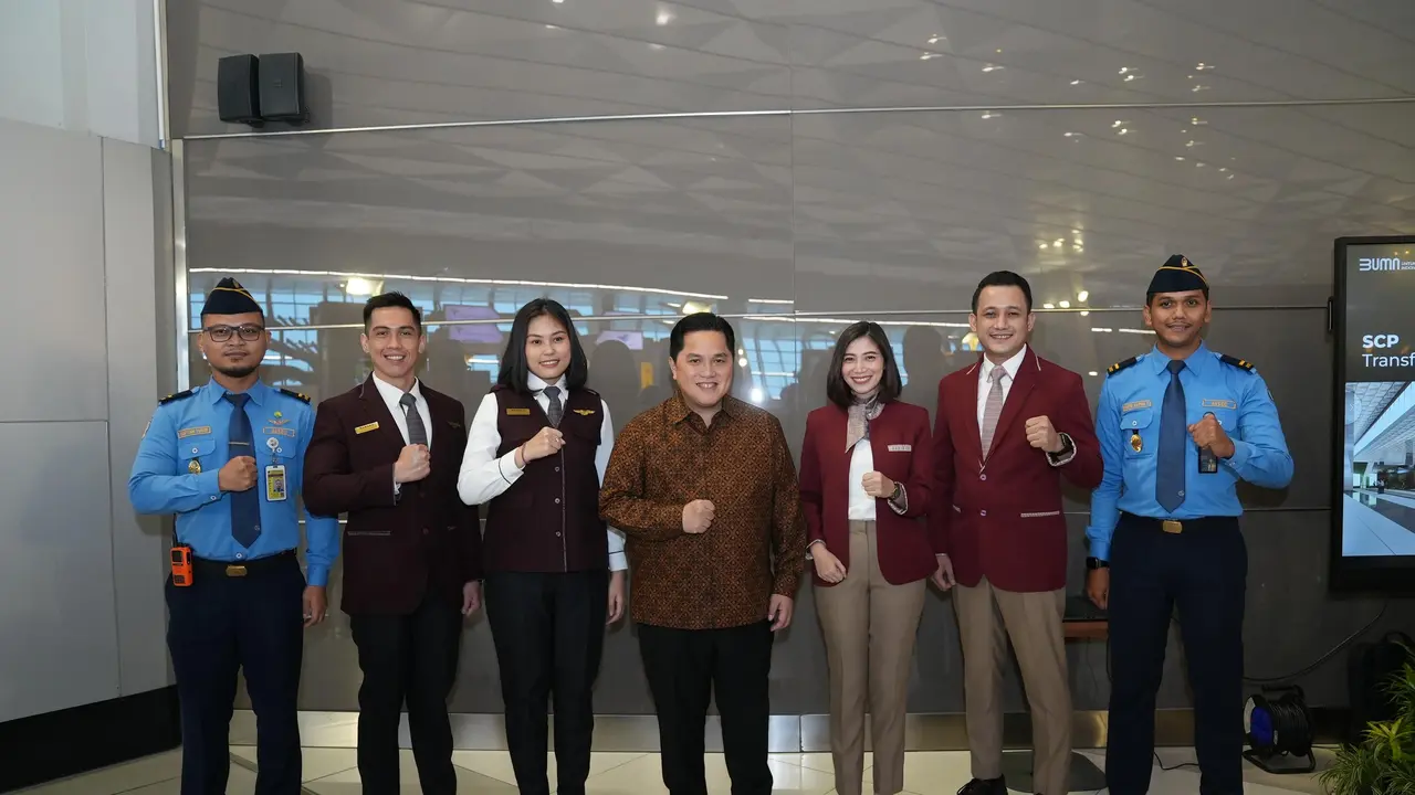 Erick Thohir Pamer Seragam Bagi Avsec Bandara, Begini Tampilannya