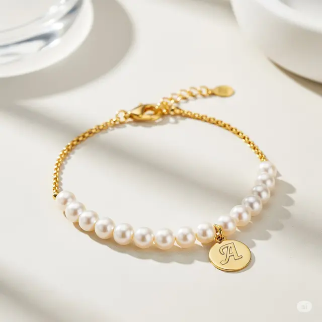 Model Gelang Nama Emas. Foto: Gemini
