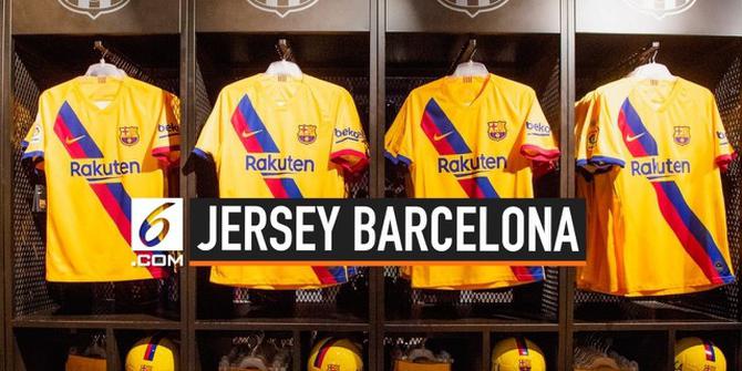 VIDEO: Barcelona Perkenalkan Jersey Tandang Musim Depan