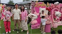 6 Potret Gibran dan Selvi Ananda Rayakan Ultah ke-5 La Lembah, Bertema Hello Kitty