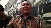 Wakil Ketua Id-SIRTI Bisyron Wahyudi ditemui usai konferensi pers pencegahan ransomware Petya di Jakarta, Jumat (30/6/2017). Liputan6.com/ Agustin Setyo Wardani