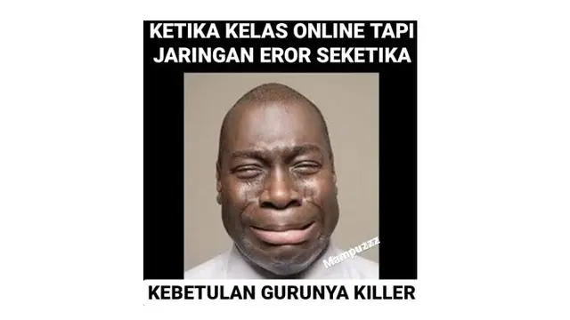 7 Meme Siswa Jalani Sekolah Online Ini Bikin Ngelus Dada
