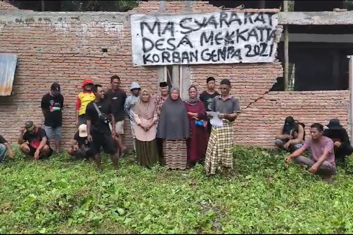 Korban gempa Majene
