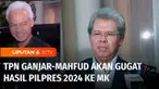 Tim Nasional Pemenangan Ganjar-Mahfud akan mengajukan gugatan sengketa hasil Pilpres 2024 ke Mahkamah Konstitusi. Rencananya TPN akan membawa 30 saksi dan 10 saksi ahli pada batas akhir waktu pelaporan.