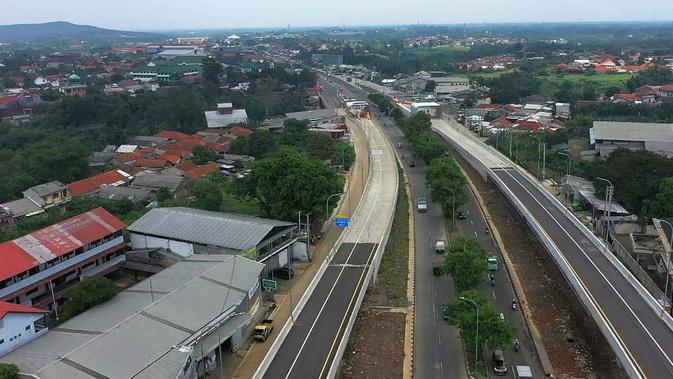 Tol Bogor Outer Ring Road (BORR) Seksi IIIA (ruas Simpang Yasmin-Kayu Manis) sepanjang 3 km. (Dok Kementerian PUPR)