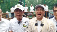 Mantan Gubernur DKI Jakarta, Sutiyoso meresmikan Aviary miliknya.