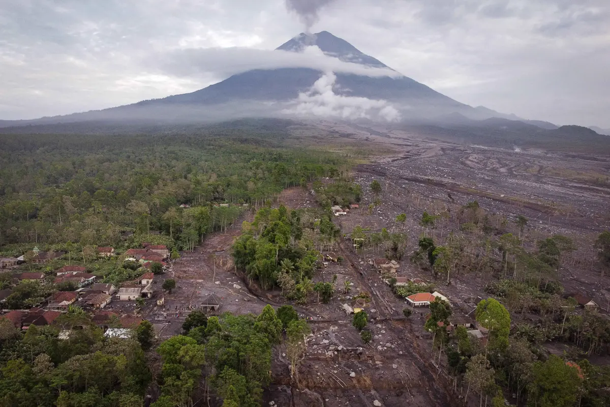 Dampak Erupsi Gunung Semeru, Desa Supiturang Luluh Lantak