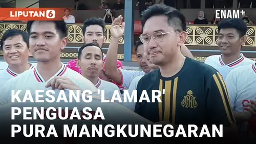 VIDEO: Kaesang Lamar Penguasa Pura Mangkunegara Untuk Maju di Pilkada Solo