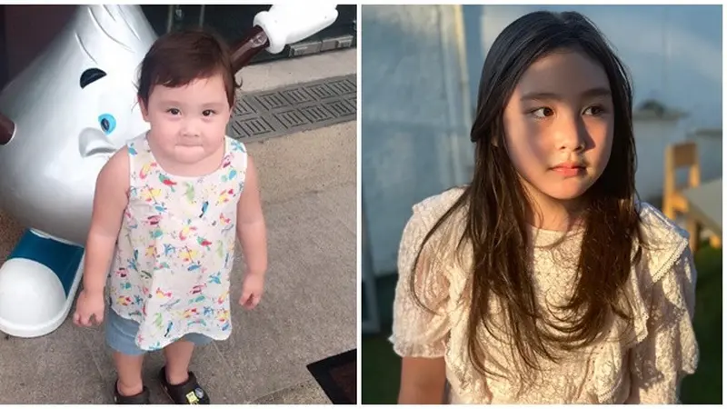 6 Transformasi Eleeya Xaviera Anak Celine Evangelista, Kini Disebut Mirip Orang Korea