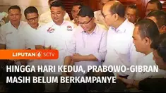 Hingga hari kedua di masa kampanye, pasangan Capres-Cawapres Prabowo-Gibran belum juga menemui massa pendukungnya. Paslon nomor urut 2 ini dijadwalkan mulai berkampanye saat akhir pekan.