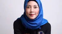 Calon Wakil Walikota Cantik Makassar, Indira Mulyasari Paramastuti Yang Berpasangan Dengan Calon Walikota Petahana Moh. Romdhan Pomanto (Liputan6.com/ Eka Hakim)