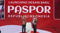 Launching the new design of the Indonesian passport