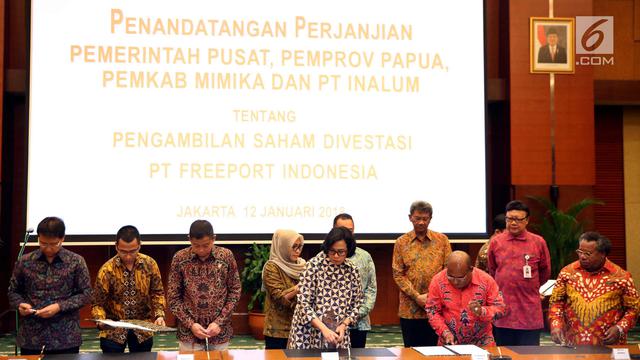 Pemda Papua Dapat 10 Persen Saham Freeport
