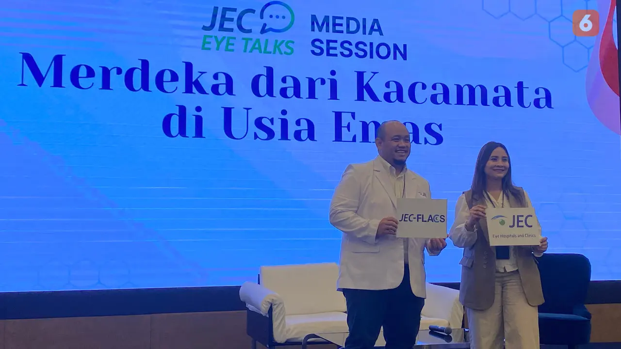acara “JEC-Merdeka dari Kacamata di Usia Emas” yang diselenggarakan pada Kamis, 7 Agustus 2025.