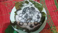 Jangko duyan yang selalu tersedia sebagai makanan pembuka puasa di Kabupaten Kampar. (Liputan6.com/M Syukur)